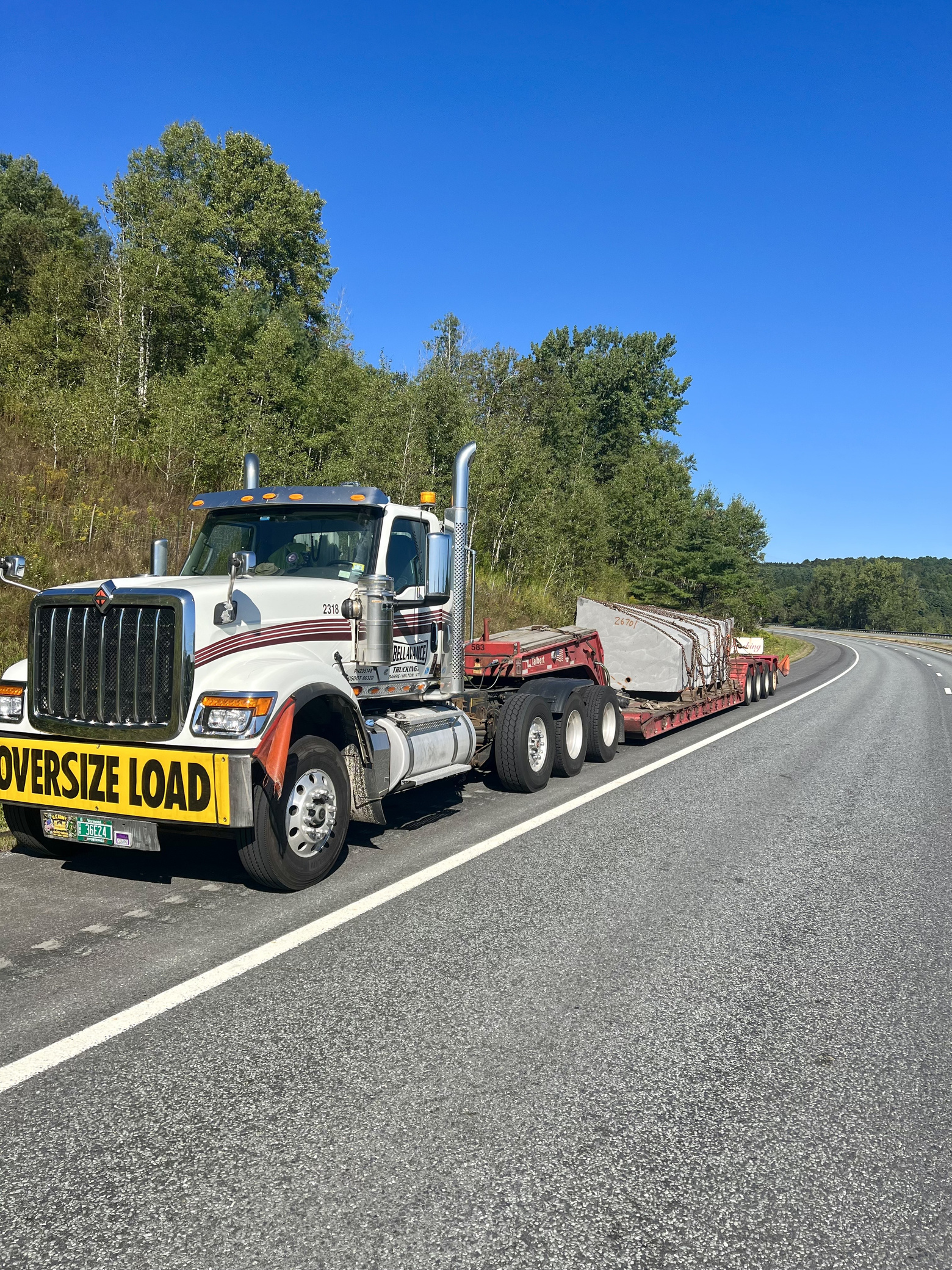 Bellavance hauled load photo 8